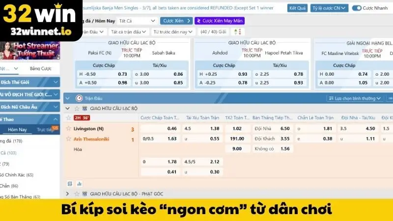 Bí kíp soi kèo “ngon cơm” từ dân chơi chuyên nghiệp