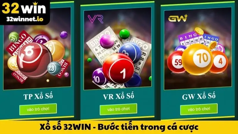 Xổ số 32WIN - Bước tiến trong cá cược